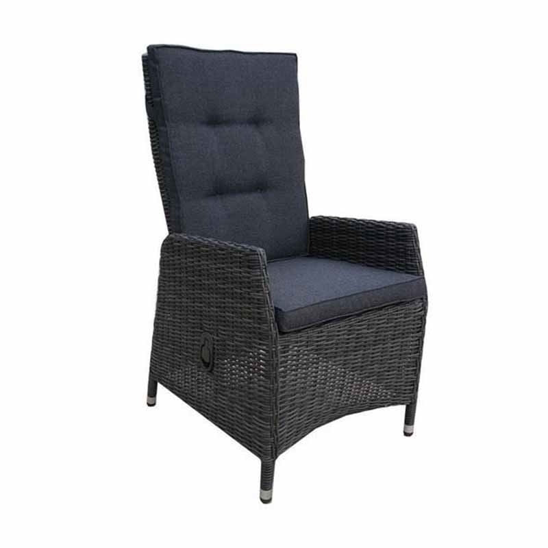 Lifestyle Veronique Verstelbare Wicker Stoel Grey