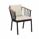 Applebee Condor dining arm chair 60 alu black