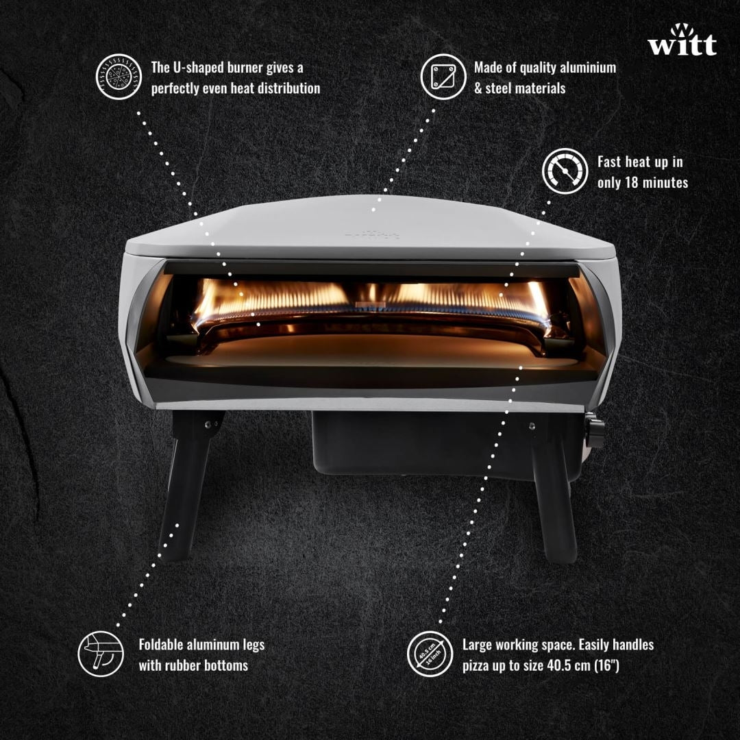 Witt Etna Ferma pizzaoven | Wit