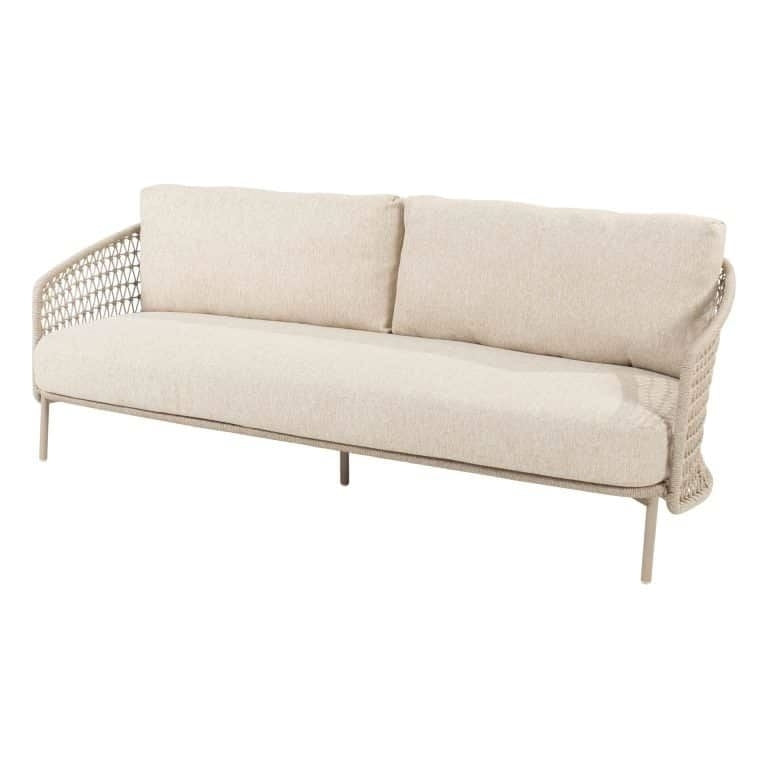 4 Seasons Outdoor Puccini 3-zits lounge bank incl. 3 kussens