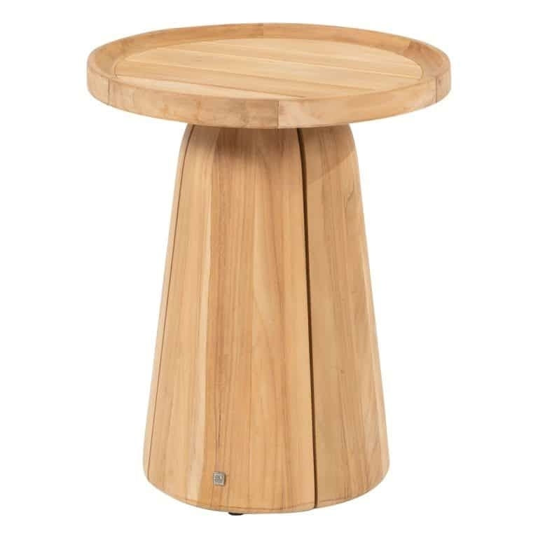 4 Seasons Outdoor Pablo bijzettafel teak 45 cm. Ø (H 55)