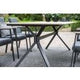 Garden Impressions Ragussa tafel 220x100xH72 carbon zwart light teak houtlook