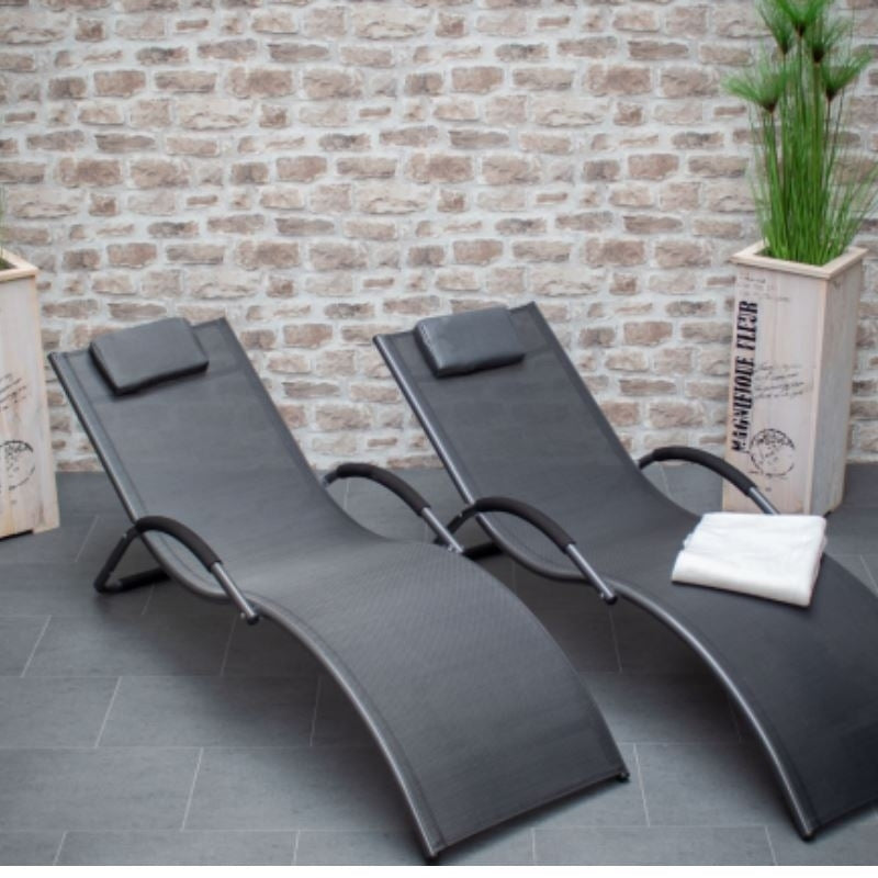 Lifestyle Limbo Sunlounger mixed grey