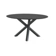 Studio20 Gigi tafel 140x2cm facet diamond black satinado