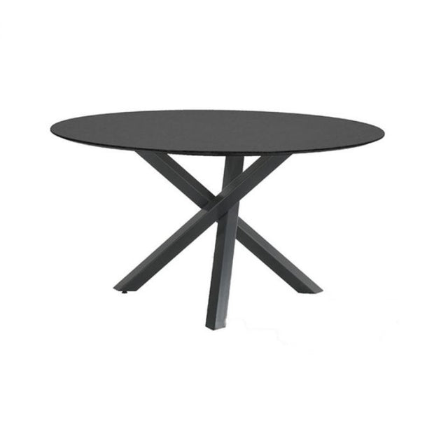 Studio20 Gigi tafel 140x2cm facet diamond black satinado