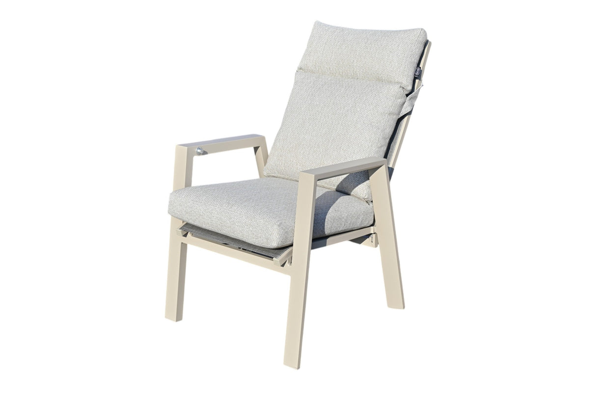 Sensline Luccio verstelbare tuinstoel – taupe